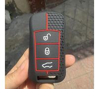 Housse Silicone Coque de n Silicone pour e Voiture pour Panamera pour Cayenne GTS Carrera GT3 Porte-clés de télécommande-3BTN Black New