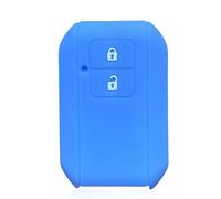 Housse Silicone Coque de n Silicone pour e Voiture pour Suzuki Swift 2019 Porte-clés de télécommande-Light Blue