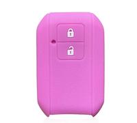 Housse Silicone Coque de n Silicone pour e Voiture pour Suzuki Swift 2019 Porte-clés de télécommande-Rose Pink