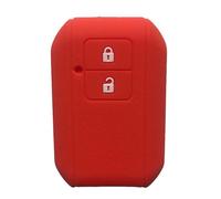 Housse Silicone Coque de n Silicone pour e Voiture pour Suzuki Swift 2019 Porte-clés de télécommande-Red