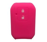 Housse Silicone Coque de n Silicone pour e Voiture pour Suzuki Swift 2019 Porte-clés de télécommande-Rose
