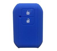 Housse Silicone Coque de n Silicone pour e Voiture pour Suzuki Swift Sport 2019 pour Suzuki New Swift Wagon R Porte-clés de télécommande-Blue