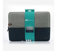 HOUSSE sleeve PC 17,3 '' bicolore BLEU, protection antchoc, attache antivol