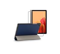 ebestStar Housse Slim pour Samsung Galaxy Tab A7 T505 – Bleu foncé, veille/réveille + verre trempé