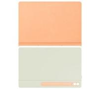 Housse Smart Book Cover pour Samsung Galaxy Tab S10 Ultra et Galaxy Tab S9 Ultra Orange Orange E