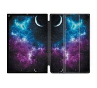 Housse Smart Cover Pour Ipad 10.2 Univers Bleu Violet