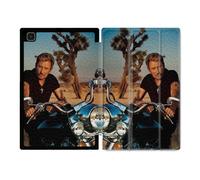 Housse Smart Cover Pour Samsung Galaxy Tab A7 (10.4) Johnny Hallyday Moto