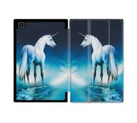 Housse Smart Cover Pour Samsung Galaxy Tab A7 (10.4) Licorne Lune