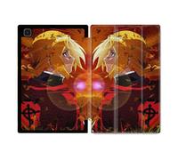 Housse Smart Cover Pour Samsung Galaxy Tab A7 (10.4) Manga Fullmetal Alchemist Rouge