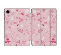 Housse Smart Cover Pour Samsung Galaxy Tab A8 (2022) 10.5 Amour Ptis Coeurs