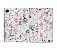 Housse Smart Cover Pour Samsung Galaxy Tab A8 (2022) 10.5 Amour Valentines