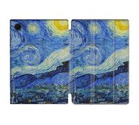 Housse Smart Cover Pour Samsung Galaxy Tab A8 (2022) 10.5 Peinture La Nuit Étoilée