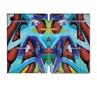 Housse Smart Cover Pour Samsung Galaxy Tab A8 (2022) 10.5 Street Art Graf Color