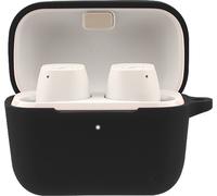 Housse Somstyle Convient aux écouteurs Sennheiser CX True Wireless - Silicone souple avec clip - Noir