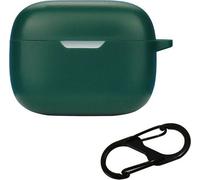 Housse Somstyle Pour JBL Tune 230 NC TWS / T230NC Ecouteurs Sans Fil - Silicone Souple Avec Clip - Vert Foncé