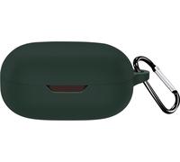 Housse Somstyle Pour JBL Wave 300TWS Ecouteurs Sans Fil - Silicone Souple Avec Clip - Vert Foncé