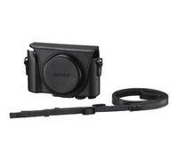Housse Sony en cuir pour DSC-HX90V, WX500 Noir G