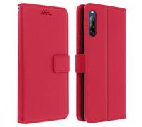 Housse Sony Xperia L4 Étui Folio Porte carte Support Vidéo - rose