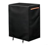 Housse souffleuse de feuilles imperméable Oxford pour sac à dos, résistante à la déchirure et à la poussière avec système de boucle de sécurité pour rangement extérieur, noir (210D)