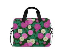 Housse souple avec fermeture éclair pour ordinateur portable 15-16" Zinnia vert, rose vif, vert