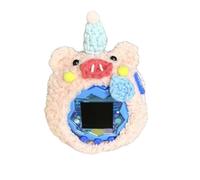 Housse souple pour console de jeux Tamagotchi Paradise - En laine - Résistante aux chutes - Housse de protection antidérapante pour Tamagotchi Paradise - Accessoires de jeux (cochon rose)