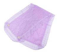 Housse Souple pour Guzheng en Dentelle Pourpre, Décorative et Pliable | Facile à Ranger, Lace Délicate, Protège des Rayures, Accessoire Élégant pour Décoration de Guzheng