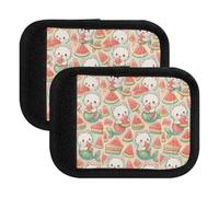 Housse souple pour poignée de bagage Motif chat mignon Pastèque Aliments Desserts 15 x 10,9 cm, Desserts mignons pour chat pastèque, one sizex2