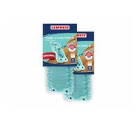 Housse static plus Leifheit 55166, serpillères de rechange pour balai serpillière Clean Twist / Combi M, nettoyage à sec, lot de 2