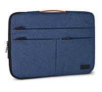 Housse - SUBBLIM - Air Padding 360 Sleeve - 15,6 pouces - Bleu - Polyester Oxford résistant