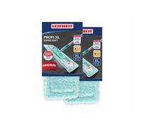 Housse super soft Leifheit 55157, serpillères de rechange pour balai serpillière Profi XL, sols fragiles et parquets, lot de 2