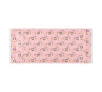 Housse supérieure pour lave-linge, sèche-linge avec sac latéral, résistant à la poussière, tapis de protection supérieur pour machine à laver Valentine I Love You rose pour lave-linge, micro-ondes