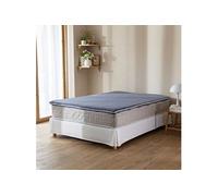 Housse surmatelas jersey anthracite 100% coton extensible 120x190