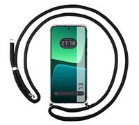 Housse Suspendue Transparente Compatible Avec XIAOMI 13 5G Avec Cordon Noir