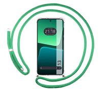 Housse Suspendue Transparente Compatible Avec XIAOMI 13 5G Avec Cordon Vert Eau