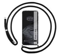 Housse Suspendue Transparente Pour Google Pixel 7 Pro 5G Avec Cordon Noir