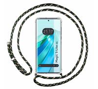 Housse Suspendue Transparente Pour Huawei Honor Magic 5 Lite 5G Avec Cordon Vert