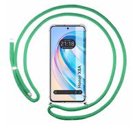 Housse Suspendue Transparente Pour Huawei Honor X8A Avec Cordon Vert Eau