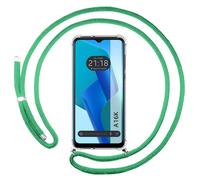 Housse Suspendue Transparente Pour Oppo A16K Avec Cordon Vert Eau