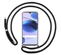Housse Suspendue Transparente Pour Realme C35 Avec Cordon Noir