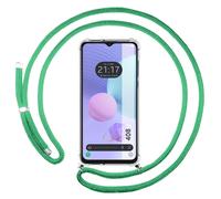 Housse Suspendue Transparente Pour TCL 408 Avec Cordon Vert Eau
