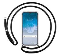 Housse Suspendue Transparente Pour Vivo Y76 5G Avec Cordon Noir