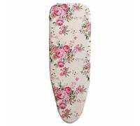 Housse Table À Repasser 110X30 Beige Rose avec Reflète La Chaleur pour Un Repassage Rapide, Applicabile al Ferro a vapore，Installation Facile, Housse De Repassage Moderne