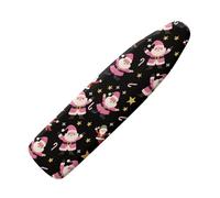 Housse Table à Repasser 110x35 Père Noël Rose Housse Planche à Repasser Bande éLastique Resserrable, ReflèTe La Chaleur pour Un Repassage Rapide, Installation Facile