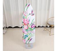 Housse Table À Repasser 120X40 Fleurs Roses Violettes Housse pour Planche À Repasser Cotton Classic,avec Bande Élastique Resserrable, Thermo Reflect, Adaptée Aux Fers À Vapeur