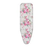 Housse Table À Repasser 120X40 Vert Rose Housse pour Planche À Repasser Cotton Classic,avec Bande Élastique Resserrable, Thermo Reflect, Adaptée Aux Fers À Vapeur