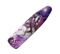 Housse Table A Repasser 120x40 Yeux Jaunes Housse De Planche à Repasser Bande éLastique Resserrable, ReflèTe La Chaleur pour Un Repassage Rapide, Installation Facile