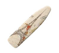 Housse Table A Repasser 140x45 Fleurs Oranges Housse De Planche à Repasser Bande éLastique Resserrable, ReflèTe La Chaleur pour Un Repassage Rapide, Installation Facile