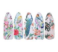 Housse table à repasser Housse de rechange for planche à repasser, toile imprimée fleurs, lavable, antidérapante, isolation thermique, protection Table, 140x50 Cm Table a repasser xxl(Bluebird)