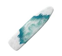 Housse Table à Repasser XXL 150x50 Bleu Et Blanc Housse De Planche à Repasser Bande éLastique Resserrable,ReflèTe La Chaleur pour Un Repassage Rapide,Installation Facile