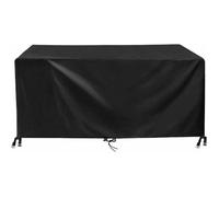 Housse Table de Jardin 150x90x80cm Noir 420D Tissu Oxford Impermable Rsistance Anti-UV Bache Table Noir#150.0 cm X HOUSSE BARBECUE